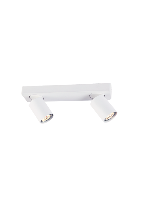 СПОТ 2XGU10 БЯЛ АЛУМИНИЙ 32Χ7Χ11CM ELITIS