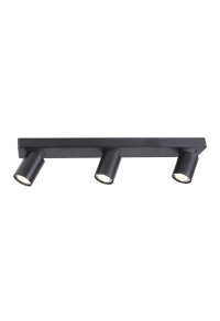 СПОТ 3XGU10 ЧЕРЕН АЛУМИНИЙ 54Χ7Χ11CM ELITIS
