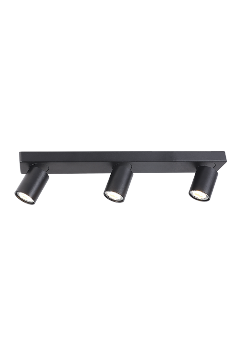 СПОТ 3XGU10 ЧЕРЕН АЛУМИНИЙ 54Χ7Χ11CM ELITIS