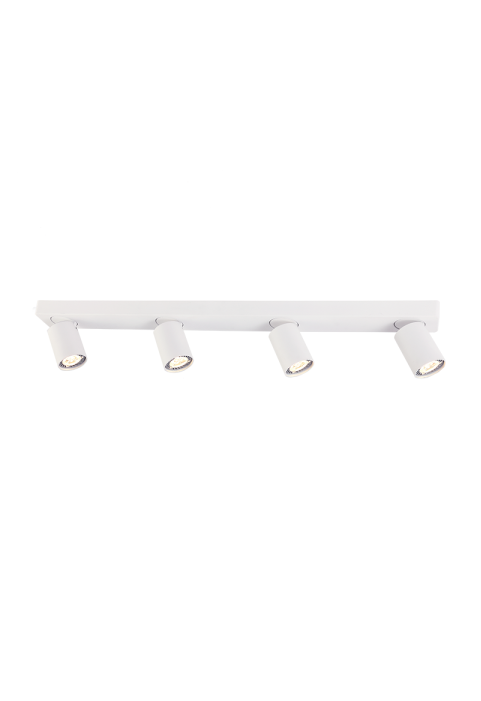 СПОТ 4XGU10 БЯЛ АЛУМИНИЙ 76Χ7Χ11CM ELITIS