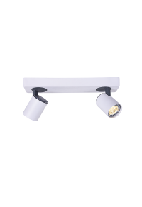 АПЛИК 2XGU10 БЯЛ АЛУМИНИЙ 32Χ7Χ12CM DISCO
