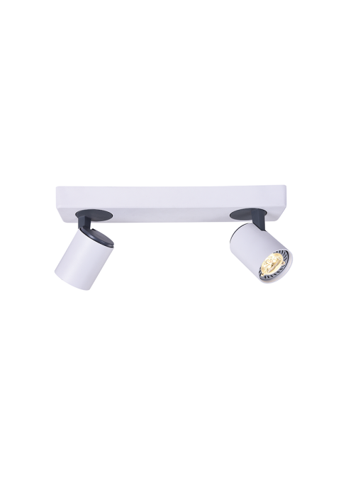 АПЛИК 2XGU10 БЯЛ АЛУМИНИЙ 32Χ7Χ12CM DISCO