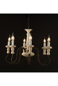 ПОЛИЛЕЙ ACA LIGHTING / LAMP 6X14 ANTIQUE/RUSTY METAL D60XH150CM TOULOUSE