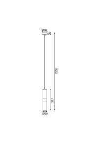 ПЕНДЕЛ 1XGU10 МЕСИНГ МЕТАЛ D80XH120CM DA VINCI