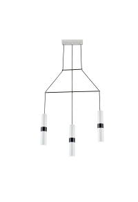 ПОЛИЛЕЙ LIGHTING 3XGU10 WHITE METALLIC 66X8XH150CM DA VINCI