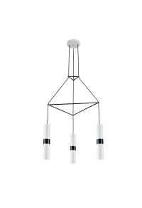 ПОЛИЛЕЙ LIGHTING 3XGU10 WHITE METALLIC 56X49XH150CM DA VINCI