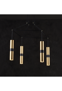 NETTO PENDANT LIGHTING 4XGU10 BRASS METALLIC 56X56XH150CM DA VINCI