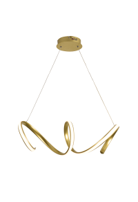 ПОЛИЛЕЙ ACA LIGHTING / LIGHTING LED 40W 3000K 2400LM BRASS ALUMINUM 64X22ΧΗ120CM CLEO