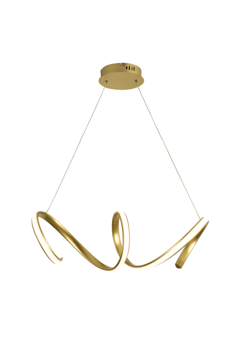 ПОЛИЛЕЙ ACA LIGHTING / LIGHTING LED 40W 3000K 2400LM BRASS ALUMINUM 64X22ΧΗ120CM CLEO