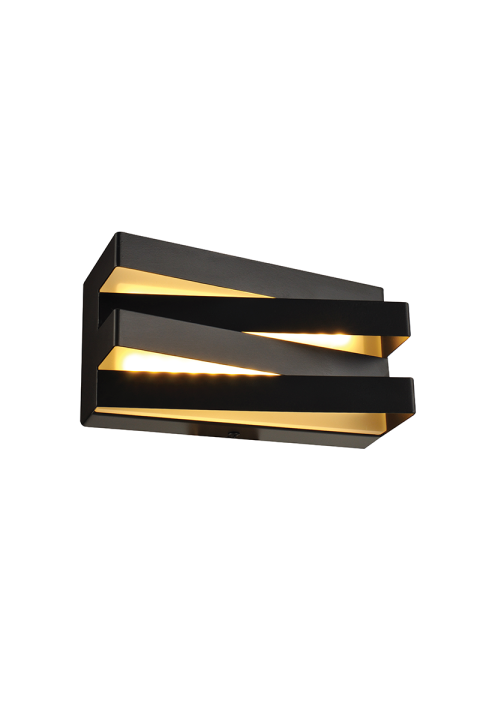 АПЛИК ЛЕД 12W 3000K 960LM  ЧЕРНА МЕТАЛНА 20X11X9CM MILANO