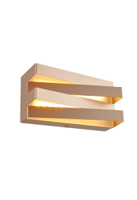 АПЛИК ЛЕД 12W 3000K 960LM ТЪМНО ЗЛАТО МЕТАЛНО 20X11X9CM MILANO