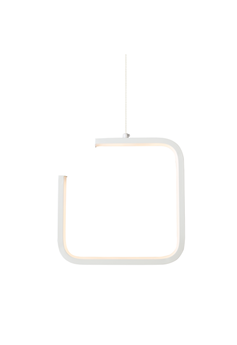 ПЕНДЕЛ ЛЕД 8W 3000K 780LM БЯЛО МЕТАЛНО 22X11XH129CM EUCLID1