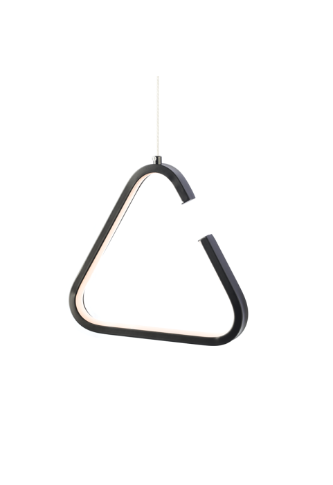 ПЕНДЕЛ ЛЕД 7W 3000K 725LM ЧЕРНО МЕТАЛНО 23X11XH128CM EUCLID2