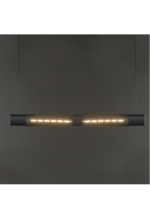 ПОЛИЛЕЙ 2ΧΕ27 ЧЕРНО МЕТАЛНО  72Χ6XH120CM ALCATRAZ