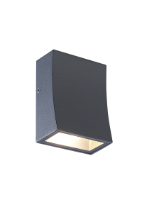 ^LED HP WALL LUMINAIRE 3W 110LM 89° 230V AC 3.000K DARK GREY CRI80 IP65 30.000HRS