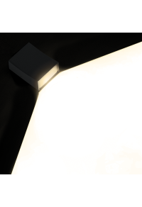 ^LED HP WALL LUMINAIRE 3W 110LM 89° 230V AC 3.000K DARK GREY CRI80 IP65 30.000HRS