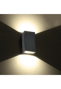 АПЛИК 6W 180LM 89° 230V AC 3.000K DARK GREY CRI80 IP65 30.000HRS