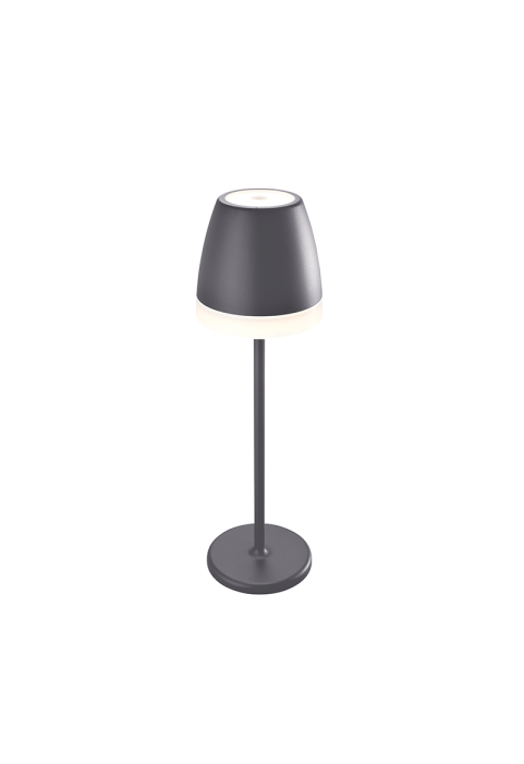 LED SMD TABLE BATTERY LUMINAIRE 2W 150LM 38° 3.000K DARK GREY CRI80 IP54