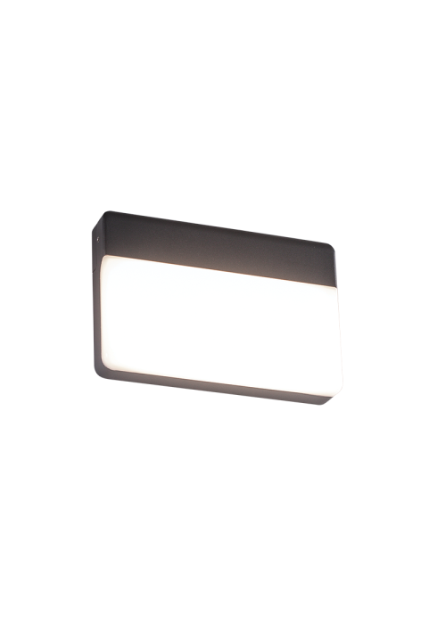 ^LED SMD WALL LUMINAIRE 13W 650LM 120° 230V AC 3.000K DARK GREY CRI80 IP65 30.000HRS