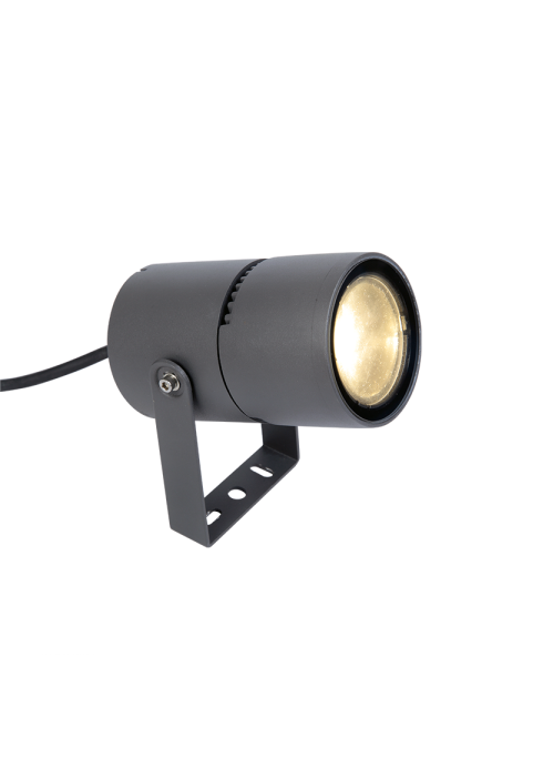 LED COB SPOT LUMINAIRE 9W 300LM 15-50° 230V AC 3.000K DARK GREY CRI80 IP65 30.000HRS