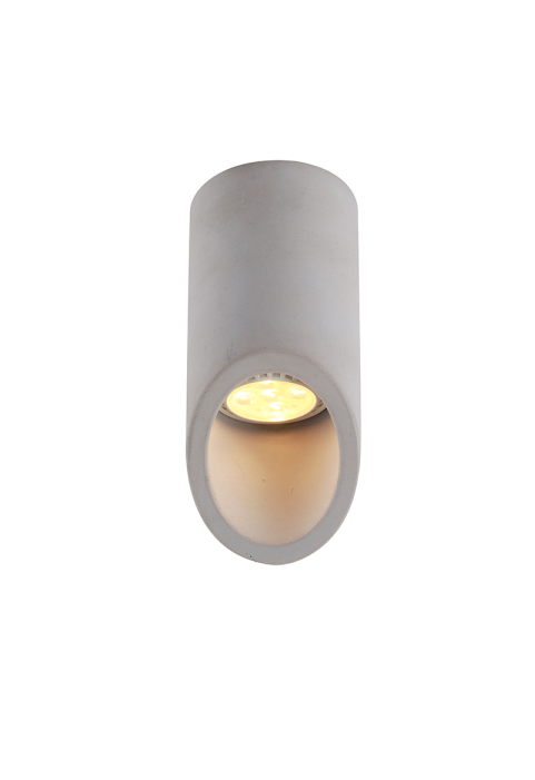 ^CEILING LIGHTING 1XGU10 NATURAL CEMENT D7XH16CM FALTSO