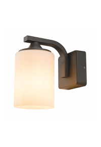 ^E27 WALL LUMINAIRE 230V AC DARK GREY IP54 MAX.60W
