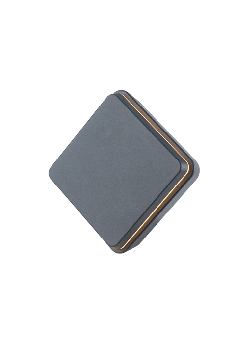 LED SMD WALL LUMINAIRE 12W 650LM 110° 230V AC 3.000K DARK GREY CRI80 IP54 30.000HRS