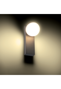 LED SMD WALL LUMINAIRE 10W 580LM 110° 230V AC 3.000K DARK GREY CRI80 IP54 30.000HRS