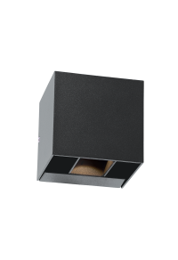 LED SMD WALL LUMINAIRE 10W 740LM 0-90° 230V AC 3.000K DARK GREY CRI80 IP54 30.000HRS