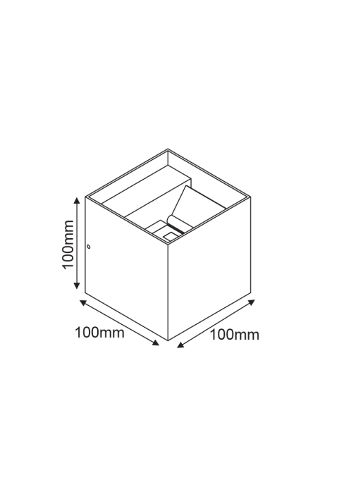 LED SMD WALL LUMINAIRE 10W 740LM 0-90° 230V AC 3.000K DARK GREY CRI80 IP54 30.000HRS