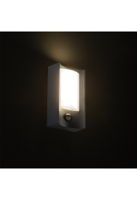 LED SMD WALL SENSOR LUMINAIRE 7W 350LM 170° 230V AC 3.000K DARK GREY CRI80 IP54 30.000HRS