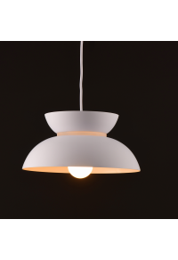 ПЕНДЕЛ ЛЕД 1ΧΕ27 БЯЛ МЕТАЛ  D29XH120CM AEOLUS