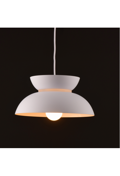 ПЕНДЕЛ ЛЕД 1ΧΕ27 БЯЛ МЕТАЛ  D29XH120CM AEOLUS