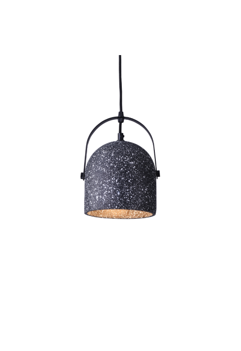 ПЕНДЕЛ ЛЕД 1ΧΕ27 ЧЕРНО ЦИМЕНТ D16XH130CM CARAMELO