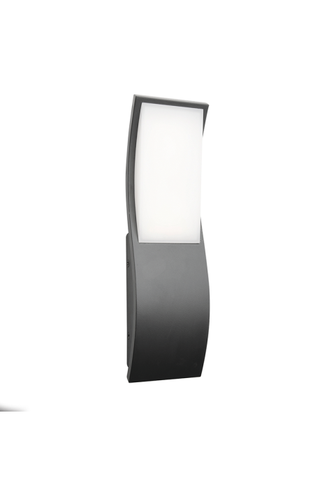LED SMD WALL LUMINAIRE 7W 520LM 120° 230V AC 3.000K DARK GREY CRI80 IP65 30.000HRS