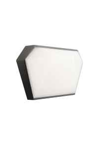 ^LED SMD WALL LUMINAIRE 10W 400LM 120° 230V AC 3.000K DARK GREY CRI80 IP65 30.000HRS