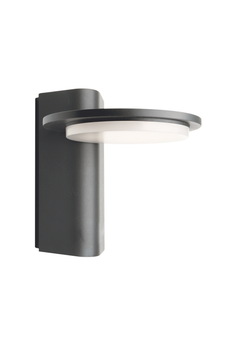 ^LED SMD WALL LUMINAIRE 13W 780LM 145° 230V AC 3.000K DARK GREY CRI80 IP65 30.000HRS