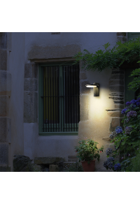 LED SMD WALL SENSOR LUMINAIRE 7W 440LM 145° 230V AC 3.000K DARK GREY CRI80 IP54 30.000HRS