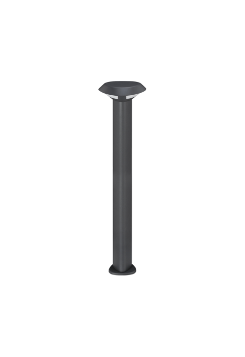 ^LED SMD POST LUMINAIRE 7W 520LM 330° 230V AC 3.000K DARK GREY CRI80 IP54 30.000HRS