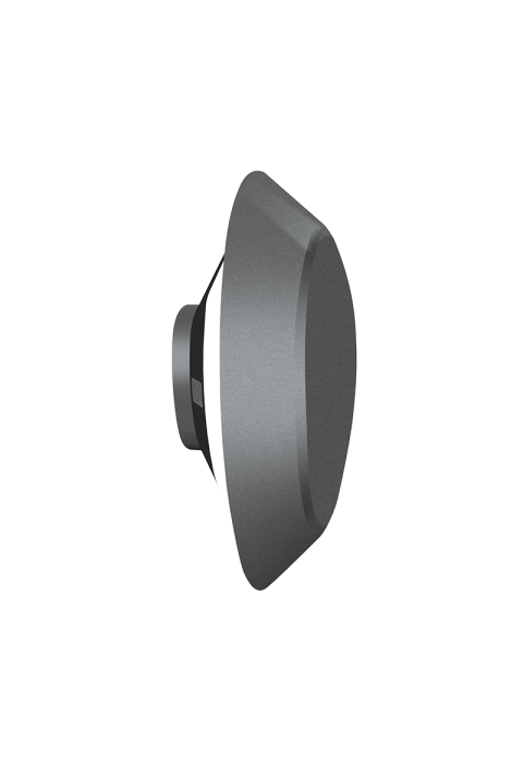 LED SMD WALL LUMINAIRE 7W 520LM 330° 230V AC 3.000K DARK GREY CRI80 IP54 30.000HRS