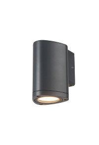 ^LED HP WALL LUMINAIRE 3W 150LM 50° 230V AC 3.000K DARK GREY CRI80 IP54 30.000HRS