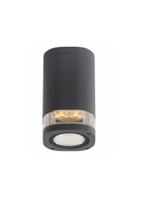 ^GU10 CEILING LUMINAIRE 230V AC DARK GREY IP54 MAX.35W