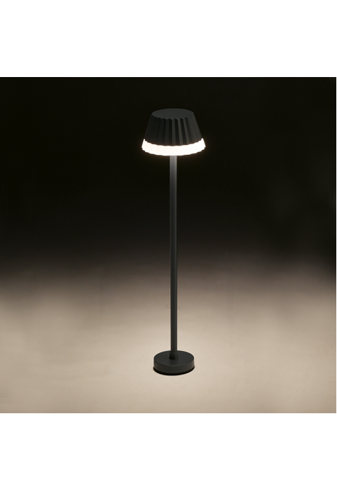 LED SMD POST LUMINAIRE 10W 400LM 130° 230V AC 3.000K DARK GREY CRI80 IP65 30.000HRS