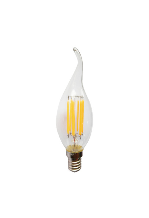 LED FILAMENT E14 CANDLE TIP DIM 6W 4000K 230V AC 560LM RA80