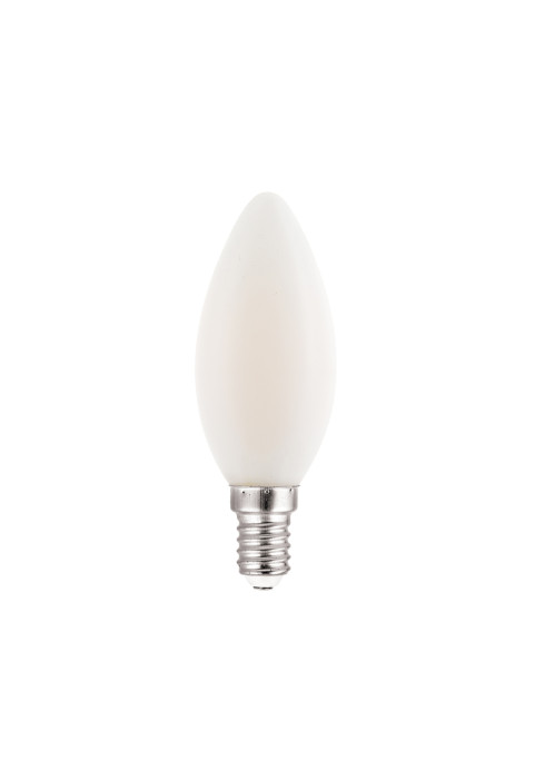LED FILAMENT E14 CANDLE FROSTY 4W 2700K 230V AC 390LM RA80