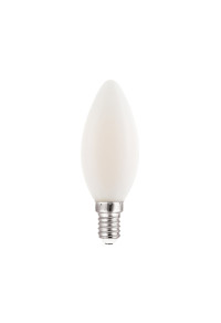 LED FILAMENT E14 CANDLE FROSTY 6W 4000K 230V AC 550LM RA80
