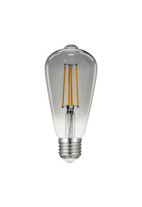 LED FILAMENT E27 ST64 SMOKY 8W 2700K 230V AC 550LM RA80