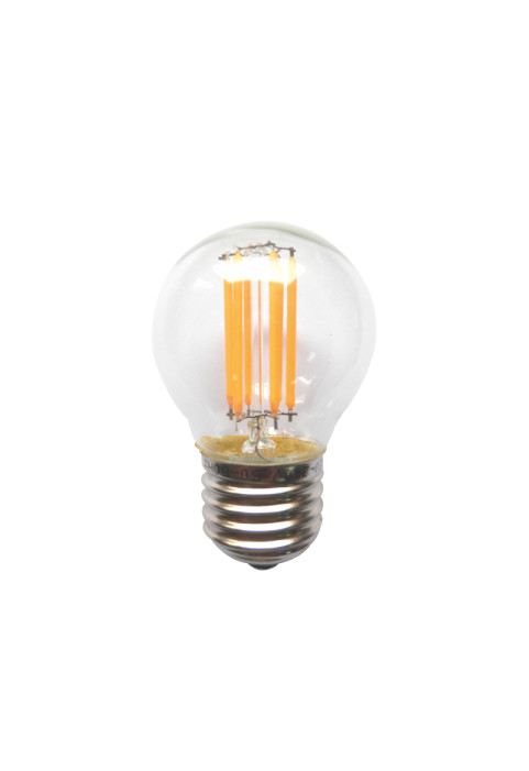 LED FILAMENT E27 BALL DIM 6W 2700K 230V AC 550LM RA80