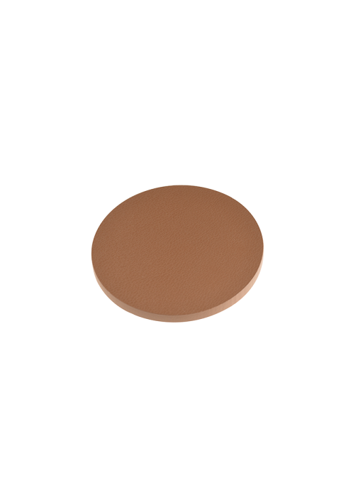 АПЛИК ЛЕД 24W 3000Κ 1920LM СВЕТЛА.КАФЯВА КОЖА MDF КРЪГ Φ40ΧΗ3,6CM ECLIPSE