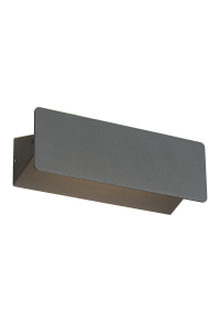 LED SMD WALL LUMINAIRE 7W 210LM 190° 230V AC 3.000K DARK GREY CRI80 IP54 30.000HRS